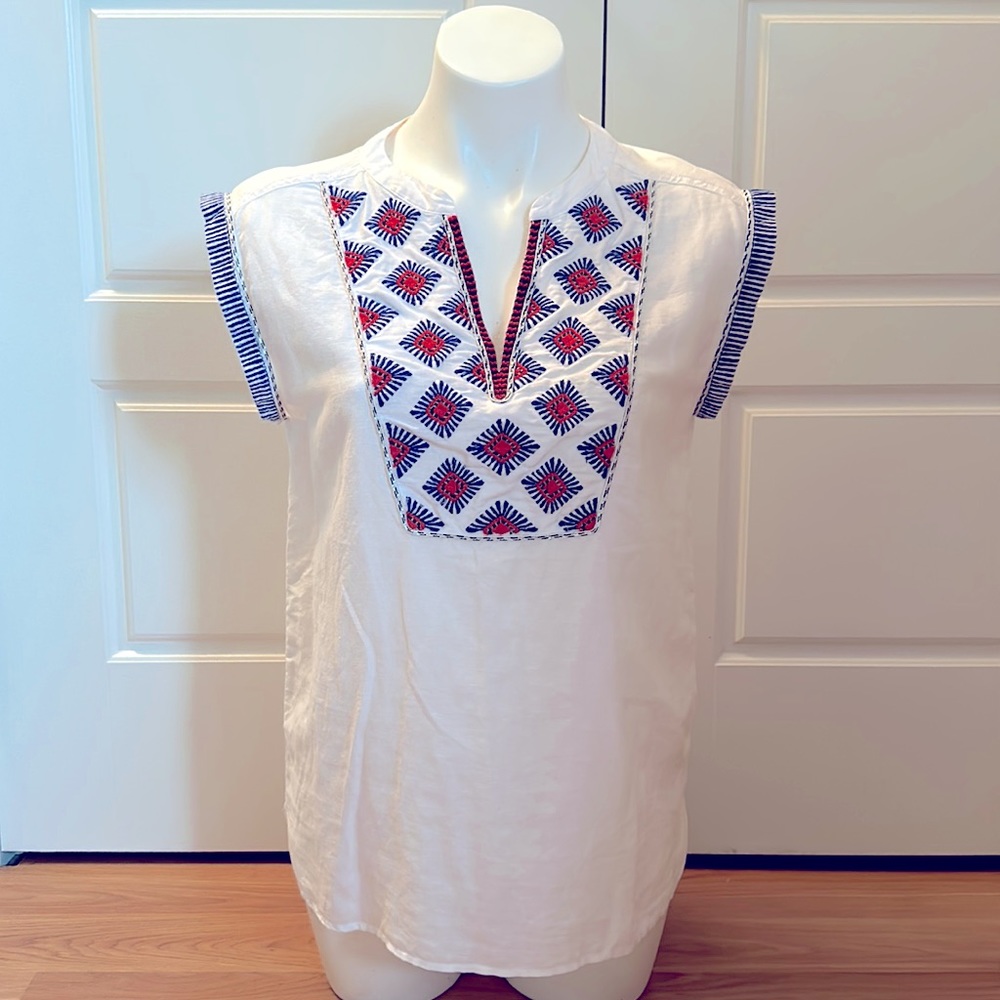 JCrew Linen Top